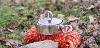 888kg (oldalanként) tartóerejű kétoldalas horgász mágnes!