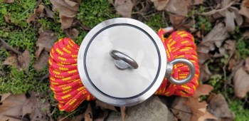 888kg (oldalanként) tartóerejű kétoldalas horgász mágnes!