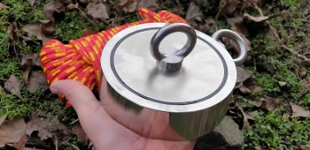 888kg (oldalanként) tartóerejű kétoldalas horgász mágnes!