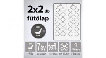 KIYO AWHL teflonszálas beépíthető ülésfűtés 2 fűtési fokozattal, 1 üléshez