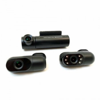 3 kamerás fedélzeti kamera, menet rögzítő 